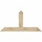 Ekena Millwork Portland Rough Sawn Timber Gable Bracket, Douglas Fir, 60"W x 30"H x 4"D x 6"F, 12/12 Pitch GBW060X30X0406POR00RDF - alternate 1